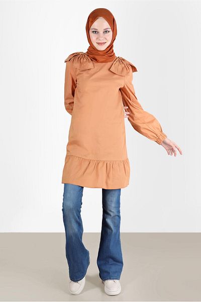 Alvina Tunic 42663 - Bow Detailed