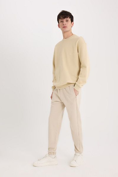 DeFacto Slim Fit Slim Fit Τσέπες με φερμουάρ Πικέ Φούτερ D5258AX25SP