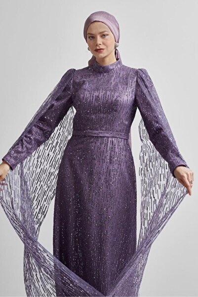 Alvina PUL PAYETLİ ABİYE ELBİSE 50446