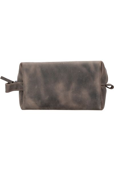 PLM Leather Care and Travel Bag, Size L, Antique Dark Brown