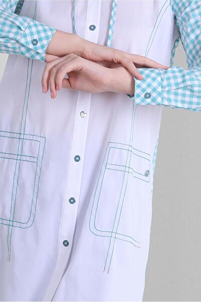 Alvina Туніка з капюшоном і ґудзиками з візерунком «Петрикаре» 43678