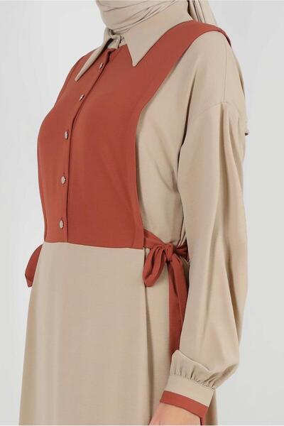 Alvina YANI ΔΙΧΡΩΜΑ ΦΟΡΕΜΑ ΜΕ ΛΕΠΤΟΜΕΡΗ ΔΕΛΤΙΑ 43936