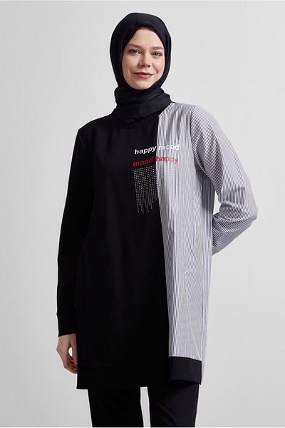 Alvina Striped Tracksuit Tunic 44749