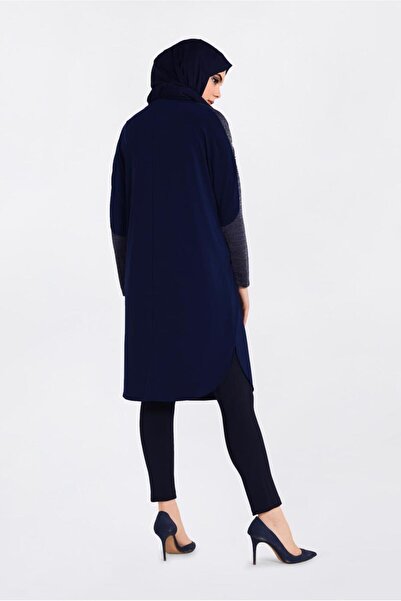 Alvina KOLLARI SİMLİ ETEK UCU OVAL KESİM TUNİK 4154