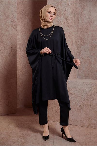 Alvina Belted Trousers Suit 44424