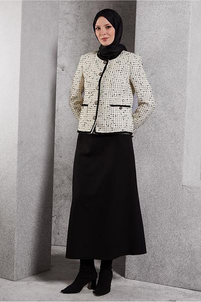 Alvina Σετ Tweed 30500 - Σετ με φούστα