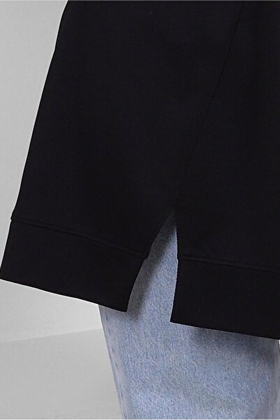 Alvina 43699 Model Text Printed and Ruffle Detailed Tracksuit Tunik