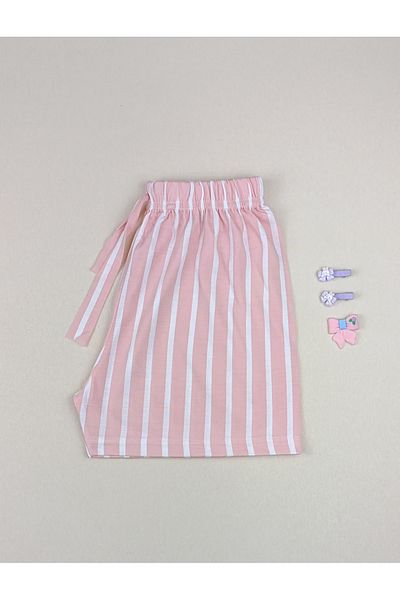 siyalife Pantaloni scurți de acasă pentru femei cu modele cu textura moale