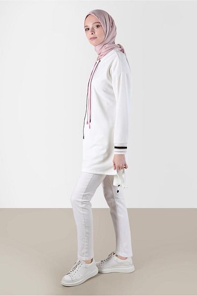 Alvina Φόρμα Tunic - Λεπτομέρεια με δαντέλα, Μοντέλο 42572