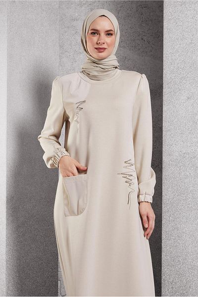 Alvina Pocket Detailed Dress 45196