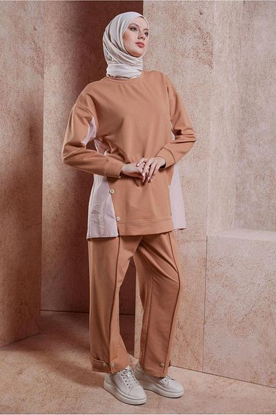 Alvina Σετ φόρμας 44637 Model ριγέ παντελόνι