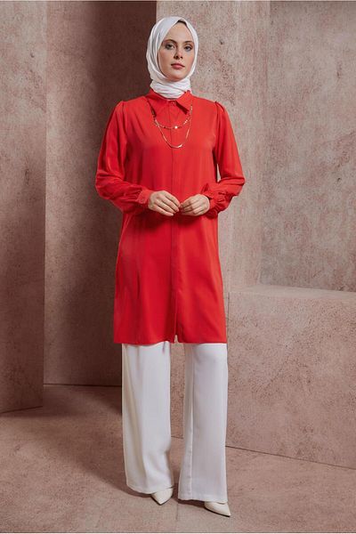 Alvina SHIRT COLLAR TUNIC 44448