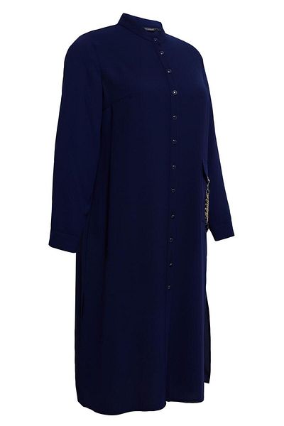Alvina Plus Size Buttoned Tunic 44447