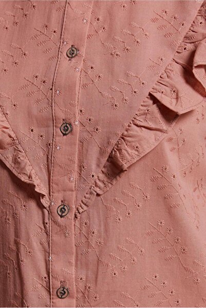 Alvina 44649 Model Hijab Tunic - Ruffle Detailed