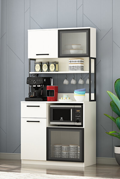 Eymense Leny 2 Kapaklı Çok Amaçlı Kahve Köşesi Dolabı Aytaşı