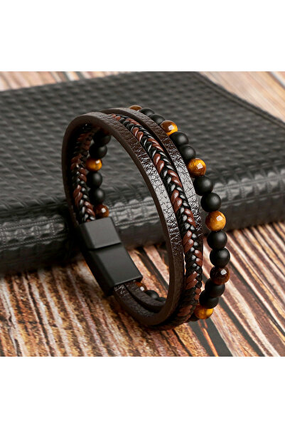 Choice 56-58mm 8029-Brown 1PC Trendy Men's Accessories Alloy Magnetic Buckle ...