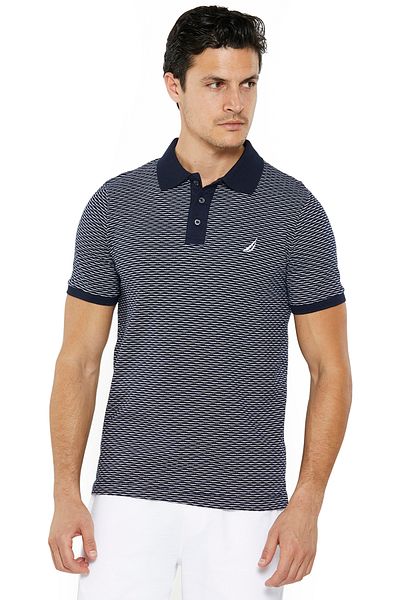 Nautica Men's Cotton Polo Shirt – A Modern Stylish Fit for Everyday Wear, Perfect Wardrobe Update
