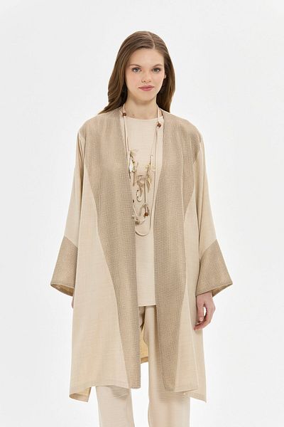 Esswaap Retro Beige Trouser Triple Suit