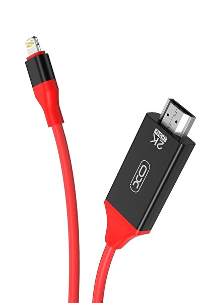Xo كابل Lightning إلى HDMI 2K 60 هرتز Gb006، متوافق مع iPhone، iPad، MacBook،...
