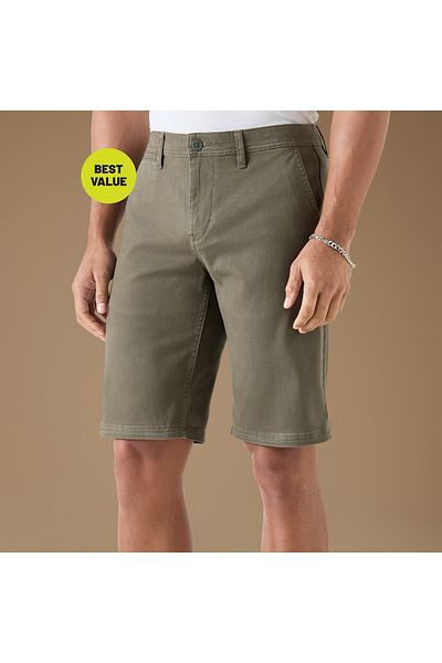 FAV Shorts with Button Closure and Pockets