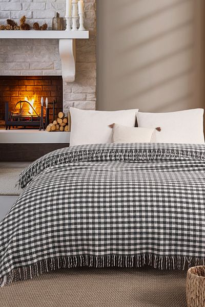 Eponj Home Single Acrylic Cotton Blanket Honey