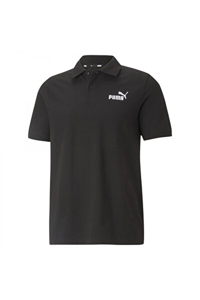 Puma 58667401 Ess Pique Men's Polo T-Shirt Black