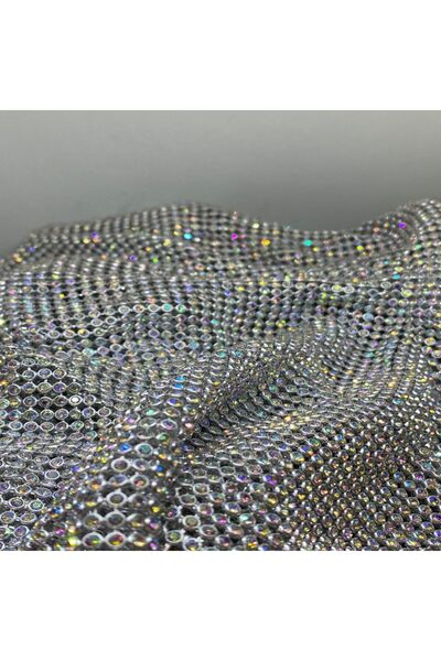 tascı aksesuar قماش حجر كريستال 120×45 سم ذهبي