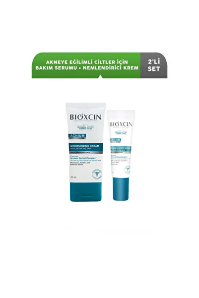 Bioxcin Acnium Akneye Eğilimli Ciltler Için Bakım Serumu+nemlendirici Krem
