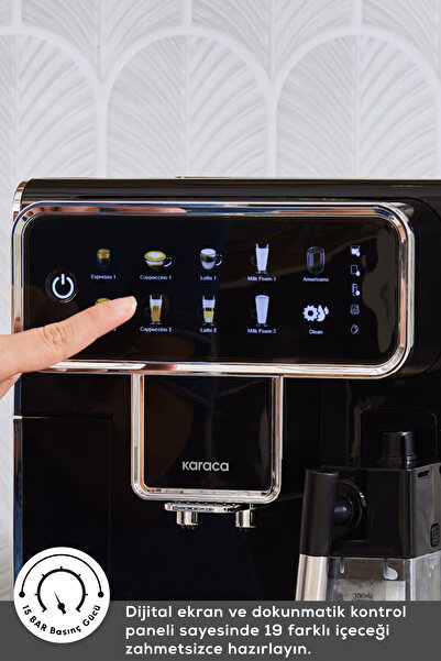 Karaca Coffeemaestro Tam Otomatik Espresso Makinesi
