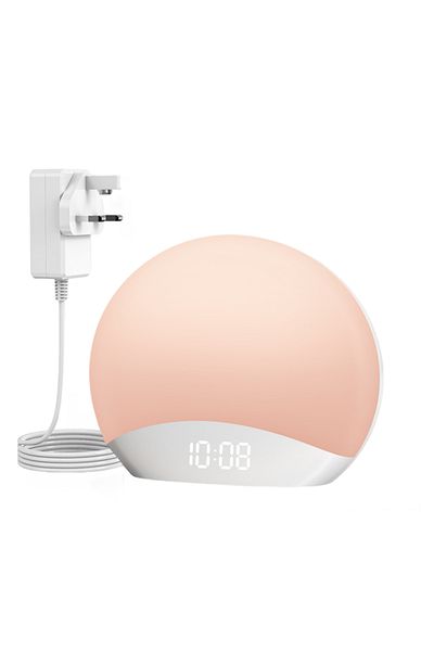 Choice British Awakening Wake Up Sunrise Alarm Clock Table Clock Dimmable With 3 Ring 8 Nightlight 26 Sound