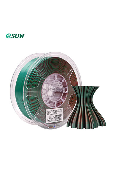 eSun ePLA-Silk Mystic Bakır Mor Yeşil Filament 1.75 mm 1 Kg