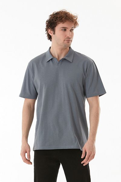 Fulla Moda Basic Polo T-Shirt με λαιμόκοψη