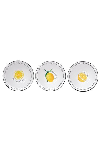 DR EASY LİFE Set of 3 porcelain bowls 10cm Amalfi