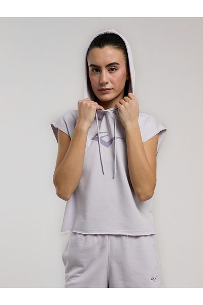 EVERLAST Hanorac fără mâneci cu glugă pentru femei Ever Classics Wmn Lilac