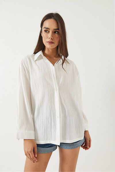 Bianco Lucci Cămașă Olivia obișnuită cu mânecă lungă pentru femei 4790 60281011