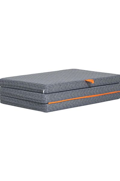 Comfy 180 X 90 X 7CM PREMIUM COLLECTION MEDICATED PORTABLE FOLDING MATTRESS - GREY