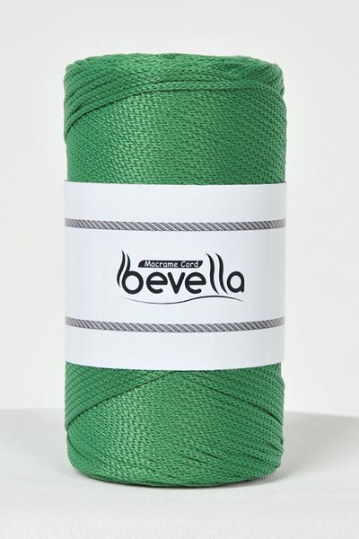 Bevella Macrame Cord 2 mm - 200 gr πράσινο πολυεστερικό σχοινί μακραμέ, σχοινί συμπλήρωμα και νήματα τσάντας