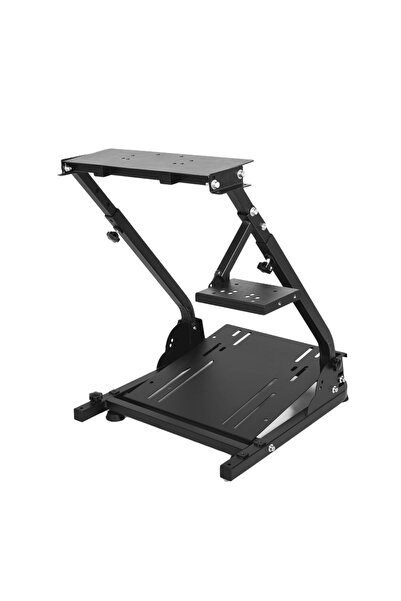 FlashHawk حامل عجلة قيادة سباق قابل للتعديل مناسب لعجلة قيادة الألعاب Logitec...