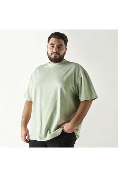 FAV T-shirt with Crew Neck and Short Sleeves