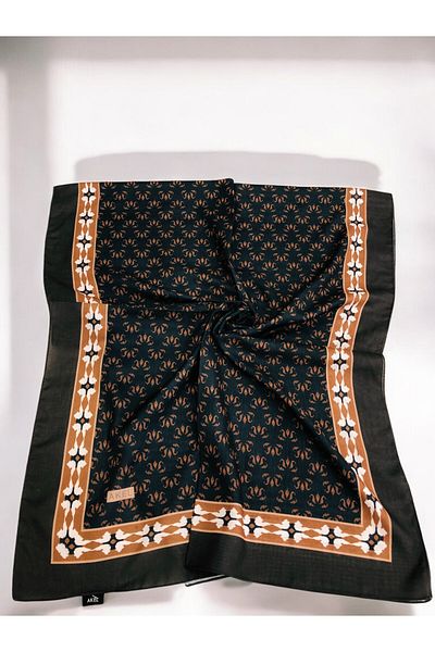 Akel Patterned 5 Patterns Polyester Shawl
