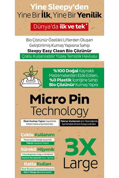 Sleepy Bio Soluble Buy 9 Pay 7 Cloves and Cinnamon Surface Cleaning Towels 50's and Rosie