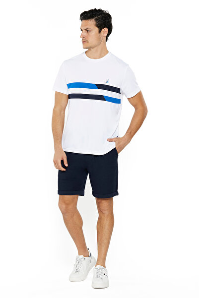 Nautica Beyaz Erkek T-Shirt KR4515