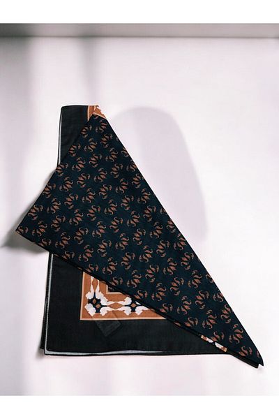 Akel Patterned 5 Patterns Polyester Shawl
