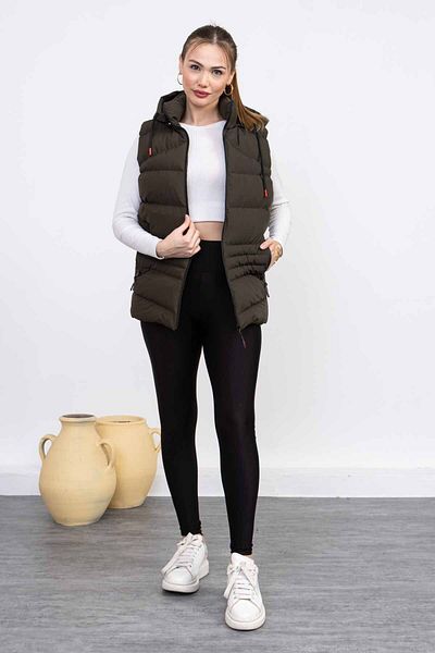 Boymen Waterproof Women's Vest Detachable Hooded Vest Comfortable Fit