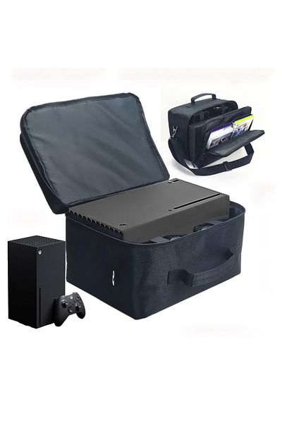 FlashHawk Large Capacity Console Storage Bag for Xbox Series X Consoles/Controllers/Accessories