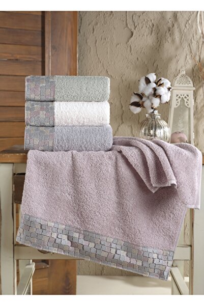 Dantela Kod-8070 50 X 90 Pamuklu Havlu (4'LÜ)