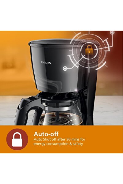Philips Daily Collection Coffee Machine 0.6 L 750 W Hd7432/20 Black