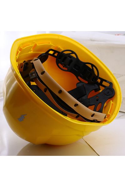 Badem10 Electrician Hard Hat Head Protector Hard Hat Yellow En 397:2012+A1:2012 Conform to Standards with Strap Sweat Cloth