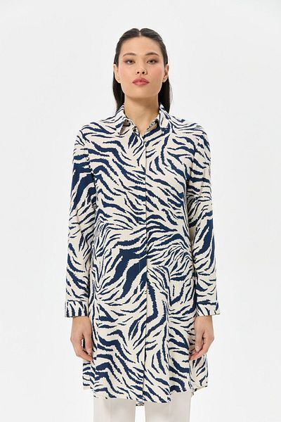 Esswaap Τουνίκ με σχέδιο Zebra Navy