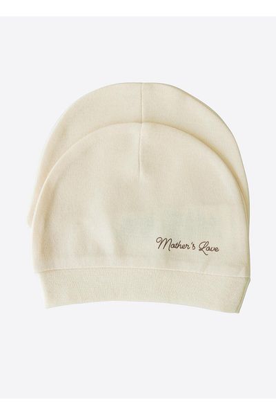 kitikate Organic 2-Piece Hat - Natural New Basic